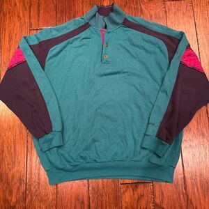 Vintage 80s/90s HEAD Sportswear Colorblock Pullover Sweatshirt XL
